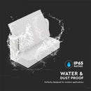 17W(2520Lm) LED sienas gaismeklis, V-TAC, IP65, balts, neitrāli balta gaisma 4000K