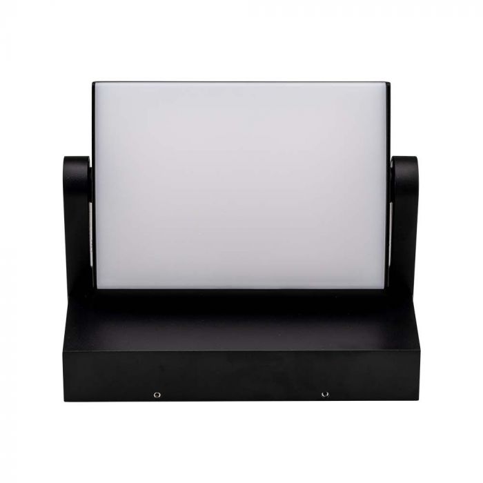 17W(2520Lm) LED sienas gaismeklis, V-TAC, IP65, melns, silti balta gaisma 3000K