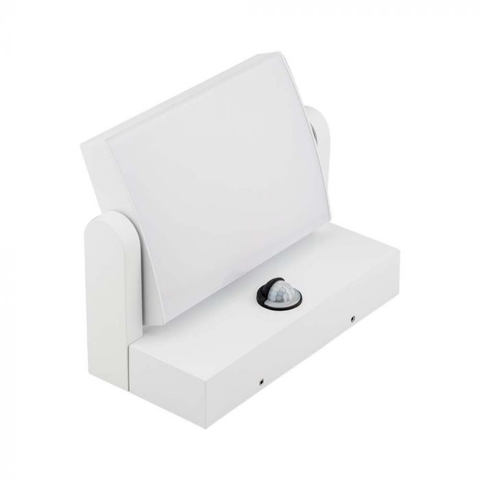 17W (2520Lm) LED seinavalgusti PIR-anduriga, V-TAC, IP65, valge, soe valge valgus 3000K