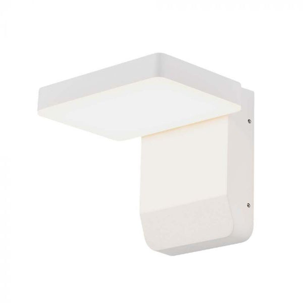 Светодиодный фасадный светильник, V-TAC, IP65, белый, квадратный, теплый белый 3000K