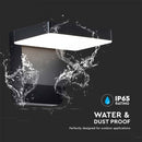 17W(2580Lm) LED-fassaadivalgusti, V-TAC, IP65, must, kandiline, neutraalne valge 4000K