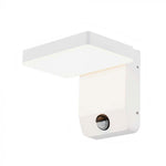 17W(2520Lm) LED Facade light with PIR motion sensor, V-TAC, white, square, IP65, warm white light 3000K