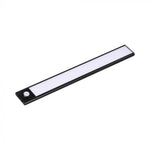 2W(160Lm) LED-skåparmatur med PIR-sensor, IP20, svart, varmvitt ljus 3000K