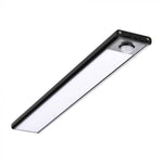 2W(160Lm) LED-skåparmatur med PIR-sensor, IP20, svart, varmvitt ljus 3000K