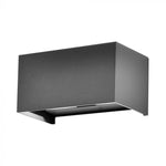 24W(2720Lm) LED Fasādes gaismeklis, V-TAC, kvadrāta, pelēks, IP65, neitrāli balta gaisma 4000K