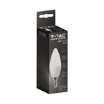 E14 2.9W(250Lm) LED-lambi, küünlakujuline, V-TAC, IP20, soe valge valgus 3000K