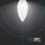 E14 2.9W(250Lm) LED-lambi, V-TAC, küünlakujuline, neutraalne valge valgus 4000K
