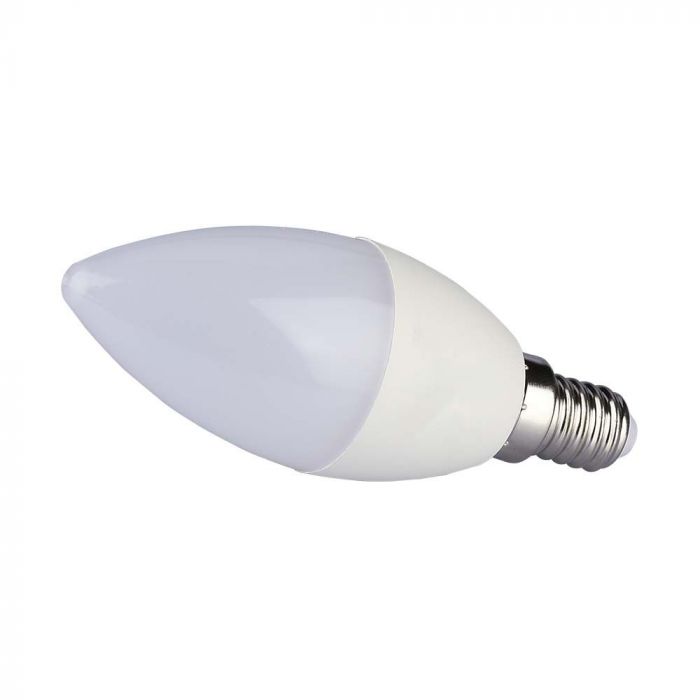 E14 2.9W(250Lm) LED Bulb, candle shape, V-TAC, IP20, cold white light 6500K