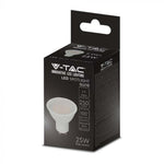 GU10 2,9W (250Lm) LED-lampa, V-TAC, IP20, varmvitt ljus 3000K
