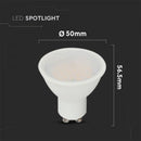 GU10 2.9W(250Lm) LED Bulb, V-TAC, IP20, neutral white light 4000K