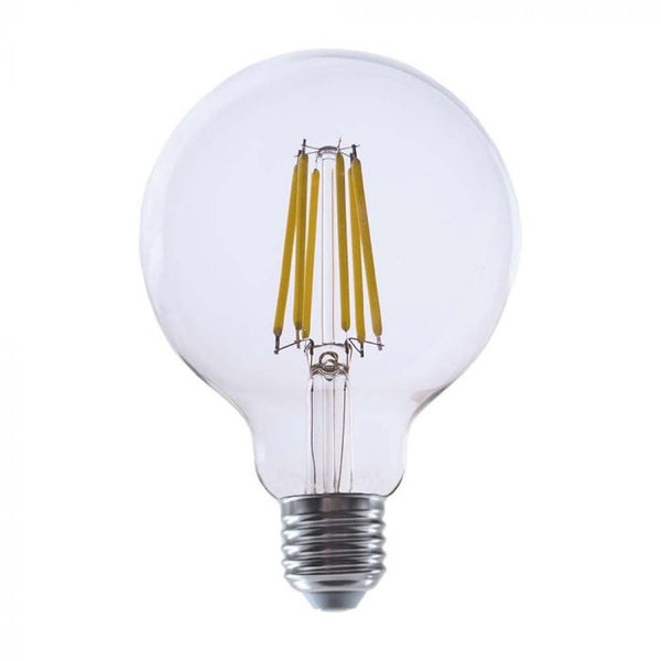 E27 4W(840Lm) LED Bulb Filament, V-TAC, IP20, G95, neutral white light 4000K