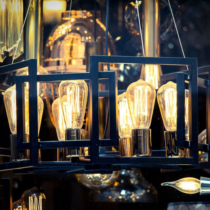 E27 4W(840Lm) LED-lampa Filament, V-TAC, IP20, ST64, varmvitt ljus 3000K