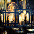 E27 4W(840Lm) LED-lampa Filament, V-TAC, IP20, ST64, varmvitt ljus 3000K