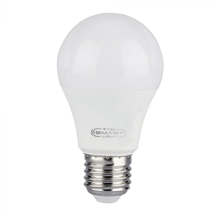 E27 8.5W(806Lm) LED SMART pirn, IP20, ühildub AMAZON ALEXA & GOOGLE HOME, RGB+2700K-6500K