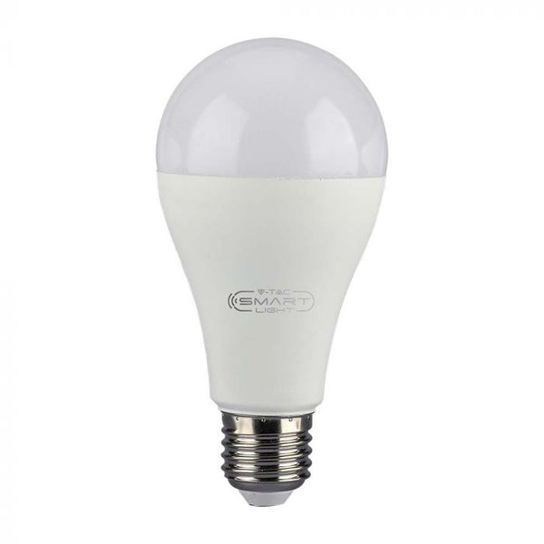E27 14W(1400Lm) LED SMART Bulb, A65, V-TAC, совместима с AMAZON ALEXA и GOOGLE HOME, RGB+2700K-6500K