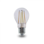 E27 7W(806Lm) LED SMART Glödlampa, V-TAC, IP20, glas, kompatibel med AMAZON ALEKSA och GOOGLE HOME, 3IN1