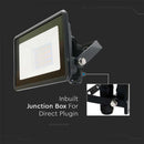 10W (725Lm) LED SMART Spotlight, V-TAC, kompatibel med AMAZON ALEXA & GOOGLE HOME,IP65, RGB+3IN1, RGB+3000K-6500K