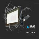 10W (725Lm) LED SMART Spotlight, V-TAC, kompatibel med AMAZON ALEXA & GOOGLE HOME,IP65, RGB+3IN1, RGB+3000K-6500K