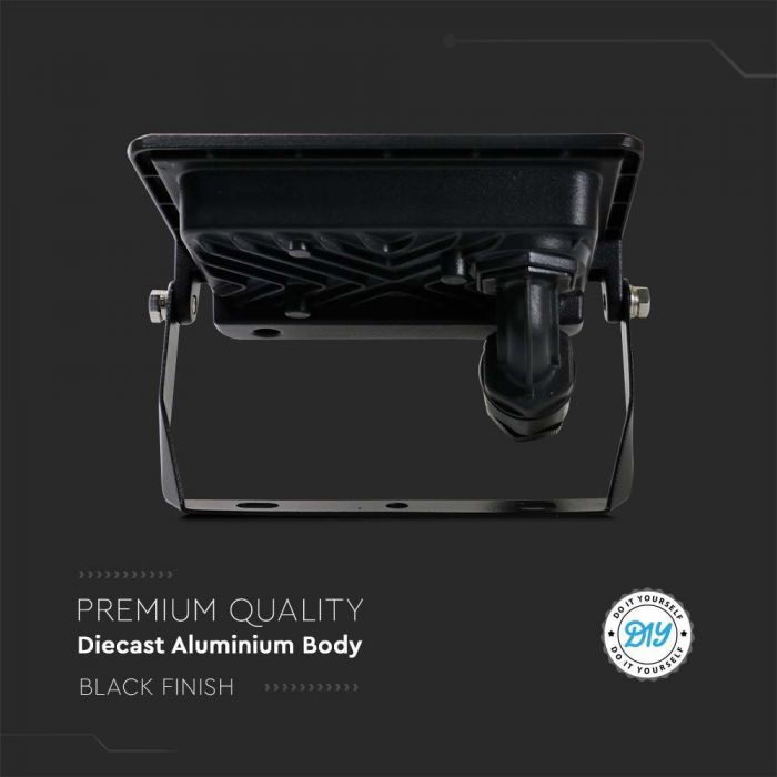 10W (725Lm) LED SMART Spotlight, V-TAC, kompatibel med AMAZON ALEXA & GOOGLE HOME,IP65, RGB+3IN1, RGB+3000K-6500K