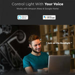 10W(725Lm) LED SMART Spotlight, V-TAC, compatible with AMAZON ALEXA &amp; GOOGLE HOME, IP65, RGB+3IN1, RGB+3000K-6500K