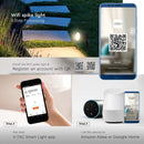 7W(520Lm) LED SMART zemē spraužams gaismeklis, savietojams ar AMAZON ALEXA & GOOGLE HOME, 3IN1+RGB, IP65, melns