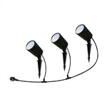 3x7W(520Lm) LED SMART peidetud valgusti, ühildub AMAZON ALEXA & GOOGLE HOME, 3IN1+RGB, IP65, must