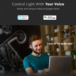 3x7W(520Lm) LED SMART peidetud valgusti, ühildub AMAZON ALEXA & GOOGLE HOME, 3IN1+RGB, IP65, must