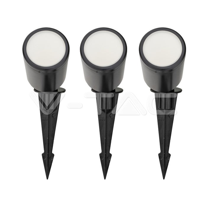 3x7W(520Lm) LED SMART peidetud valgusti, ühildub AMAZON ALEXA & GOOGLE HOME, 3IN1+RGB, IP65, must