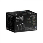 3x7W(520Lm) LED SMART peidetud valgusti, ühildub AMAZON ALEXA & GOOGLE HOME, 3IN1+RGB, IP65, must