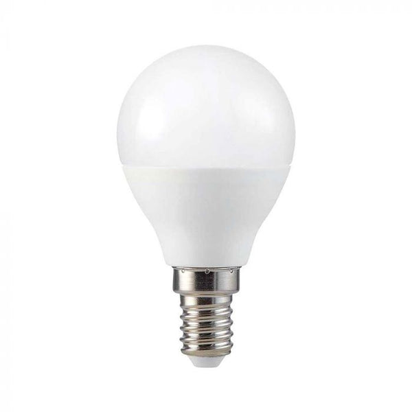 E14 4.8W(470Lm) LED Bulb, G45, V-TAC, with remote control, dimmable, RGB+warm white light 3000K