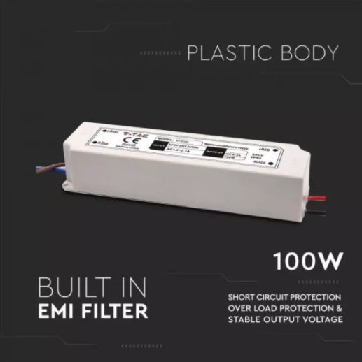 LED barošanas bloks 24V 100W 4.2A, IP65, V-TAC