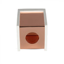 GU10 Рамка для гипса, квадратная, белый/золотая роза, 100x100x130 мм, V-TAC