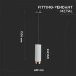 GU10-lampram, ''Metal-Matt Rose Gold'', V-TAC
