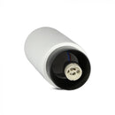 GU10 Gipsram, rund, vit/svart, Ø80x200mm, V-TAC