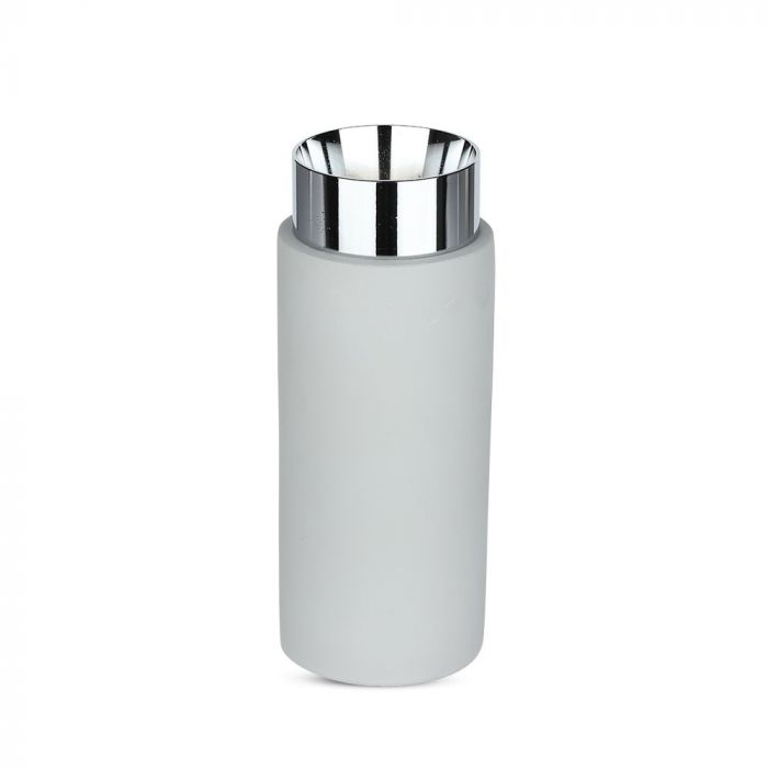 GU10 spuldžu karkass, ģipša, pelēks, V-TAC