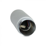GU10 Gipsram, rund, vit/svart, Ø80x200mm, V-TAC
