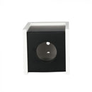 GU10 Рамка для штукатурки, квадратная, белая/черная, 100x100x130 мм, V-TAC