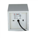 GU10 Gipsram, kvadratisk, grå/guldrosa, 100x100x130mm, V-TAC