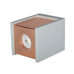 GU10 Рамка для штукатурки, квадратная, серый/золотая роза, 100x100x130 мм, V-TAC