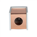 GU10 Gipsram, kvadratisk, grå/guldrosa, 100x100x130mm, V-TAC