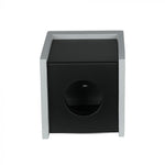 GU10 Kipsraam, kandiline, hall/must, 100x100x130mm, V-TAC