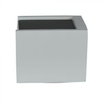 GU10 Kipsraam, kandiline, hall/must, 100x100x130mm, V-TAC