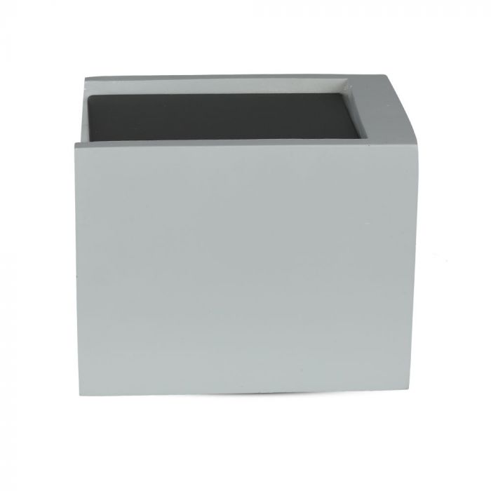 GU10 Kipsraam, kandiline, hall/must, 100x100x130mm, V-TAC
