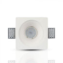 GU10 infälld gipsram/armatur, kvadratisk, vit, 120x120mm, infälld Storlek: 120120x120. 125x125mm, V-TAC