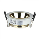 GU10 infälld ram/armatur, rund, vit, V-TAC