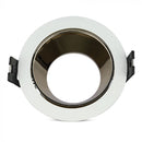 GU10 infälld ram/armatur, rund, vit, V-TAC