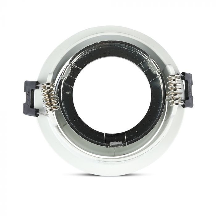 GU10 built-in frame/fixture, round shape, white, V-TAC