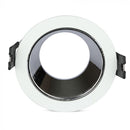 GU10 built-in frame/fixture, round shape, white, V-TAC