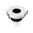GU10 recessed frame/fixture, round, adjustable light direction, Ø80X42mm, recessed Ø75mm, white/black, V-TAC