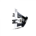 GU10 infälld ram/armatur, kvadratisk, 85x85X62mm, infälld. Dimmbar. 80x80mm, vit/svart, V-TAC